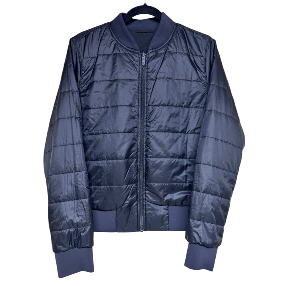 Lululemon Non-Stop Bomber Jacket Reversible Black Women's‎ Size 12 - Picture 8 of 15
